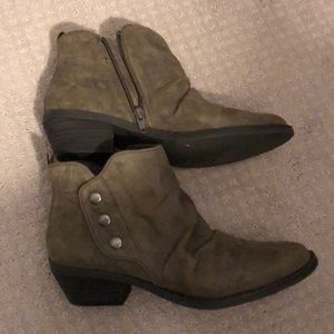 Brown booties